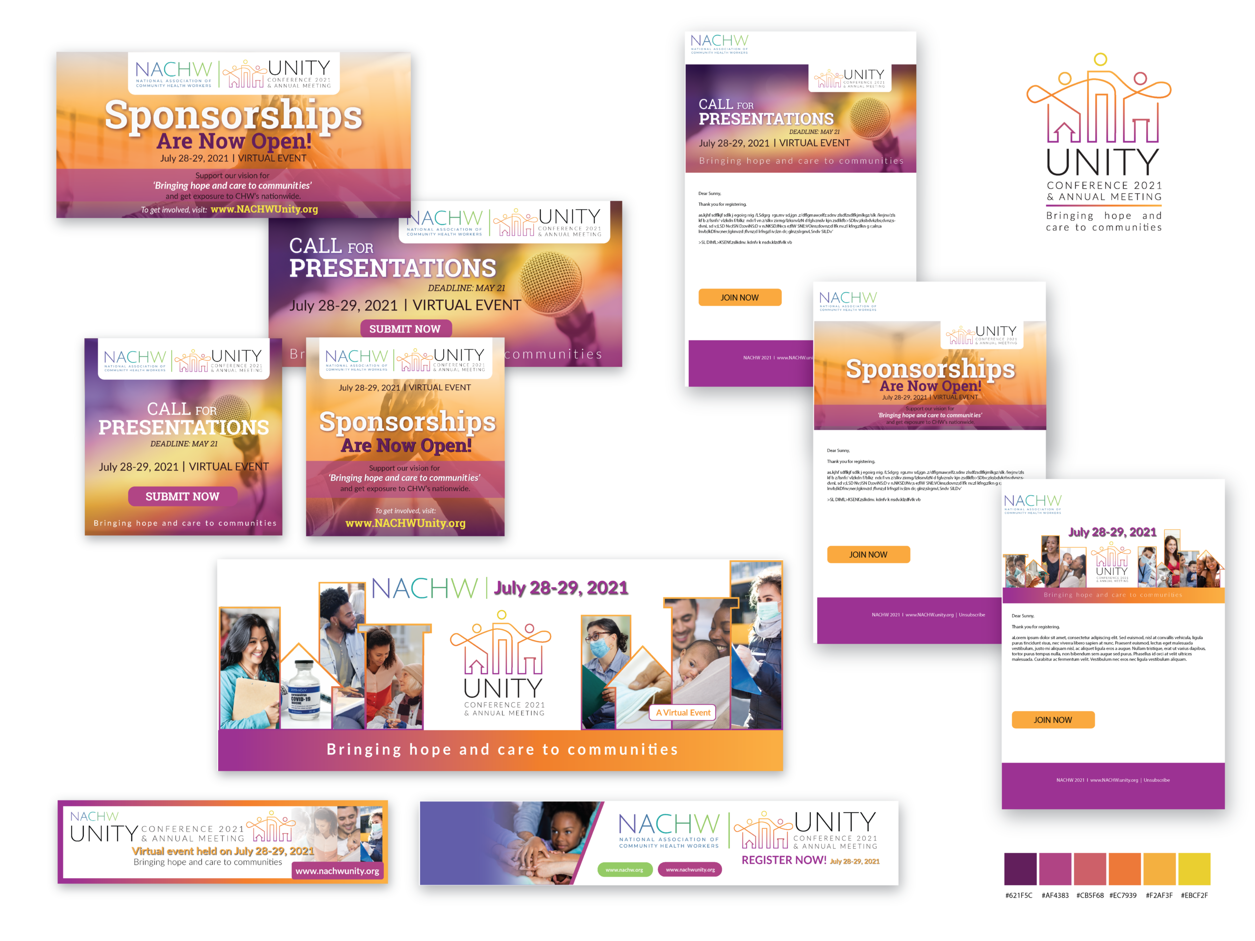 example of Branding strategy created by Techserv for NACHW