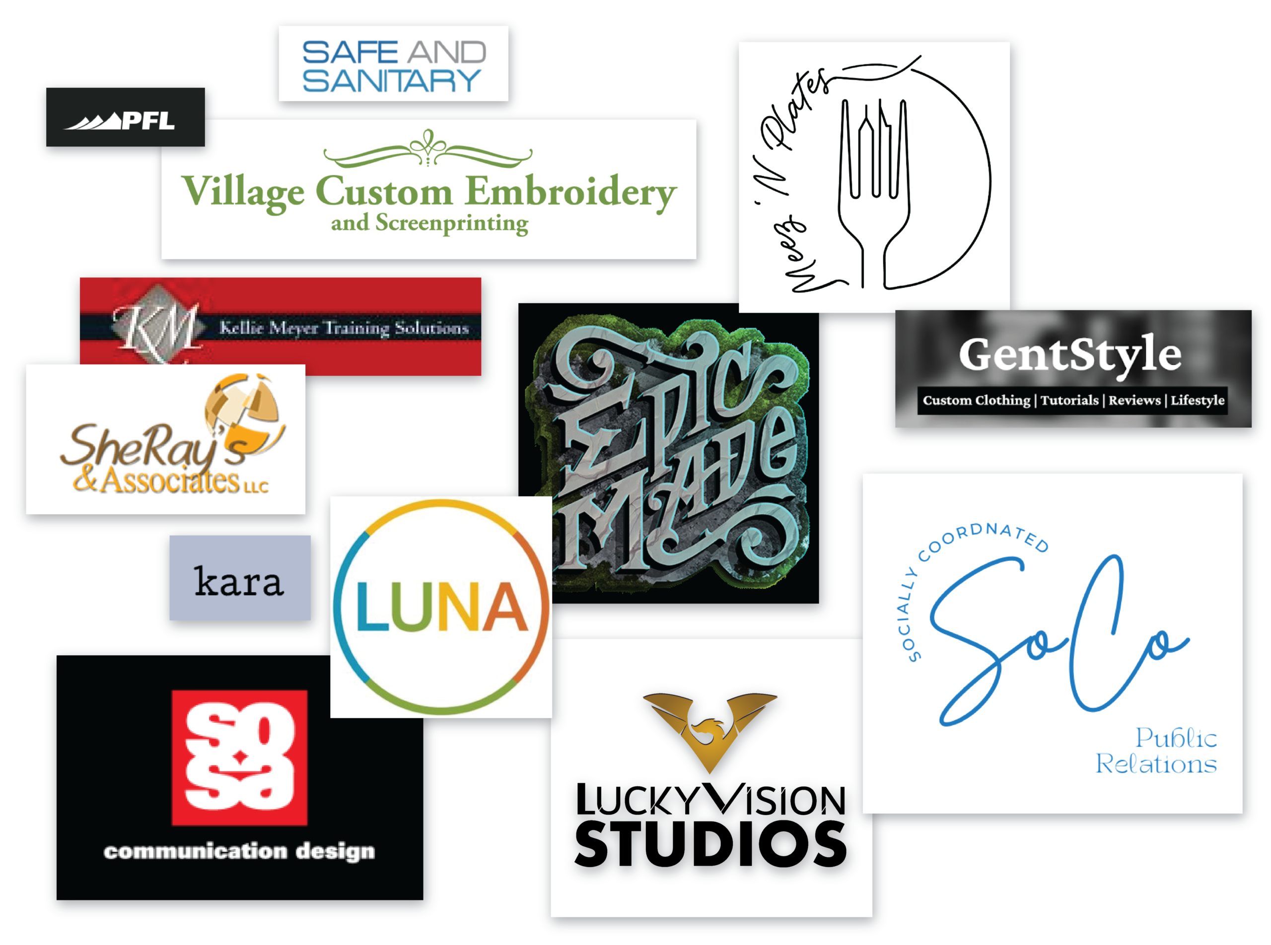 Examples of vendors managed with Techserv